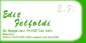 edit felfoldi business card